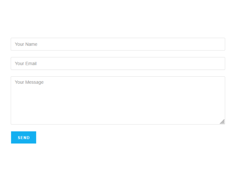 Weengle Simple Contact Form